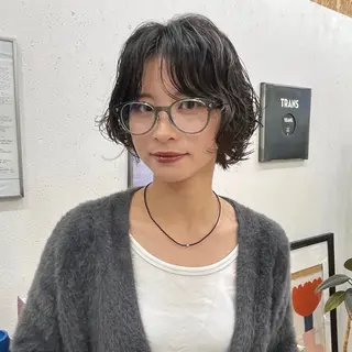 パーマ ボブパーマ🥣KON コンナツミのヘアスタイル