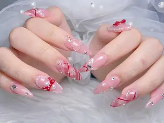 ロング カラー Bling Salonのネイルデザイン