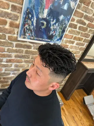 パーマ メンズ 滝川 大喜のヘアスタイル