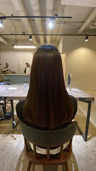 ロング Heath 武元 新之介のヘアスタイル