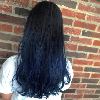 セミロング ロング カラー メンズ特化美容師 カラー専門ぺーターのヘアスタイル