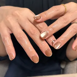 ネイル soa.Aika 自爪育成のネイルデザイン