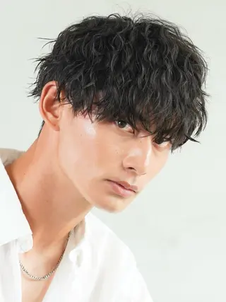 ショート パーマ メンズ fifth/メンズ/ シャドウパーマ/せなのヘアスタイル