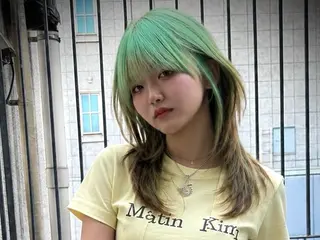 ミディアム mihane /ブリーチ/デザインのヘアスタイル
