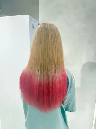 ロング カラー ハイトーン/うる艶 🤍カラー Mioのヘアスタイル