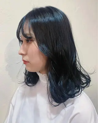 ミディアム カラー mir MIYUのヘアスタイル