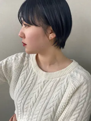 ショート カラー 博多🍒ボブ🌼 ショート🌻大津成美のヘアスタイル