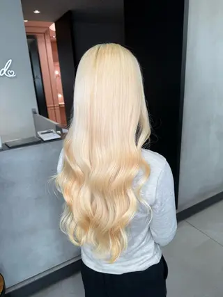 カラー LENA🎀 ハイトーン/エクステのヘアスタイル