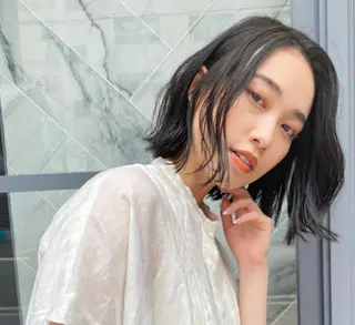 ミディアム 髪質改善:クロスパー マ特化型⭐中西雄大✂のヘアスタイル