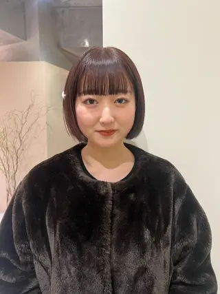 カラー レイヤーカット NERO加藤木麻彩のヘアスタイル