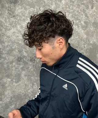パーマ メンズ 🌈メンズパーマ🌈 メンズカットアリサのヘアスタイル