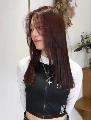 セミロング カラー Liru:smart salon/茅ヶ崎のヘアスタイル
