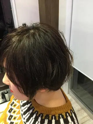 ショート パーマ 白井 つづりのヘアスタイル