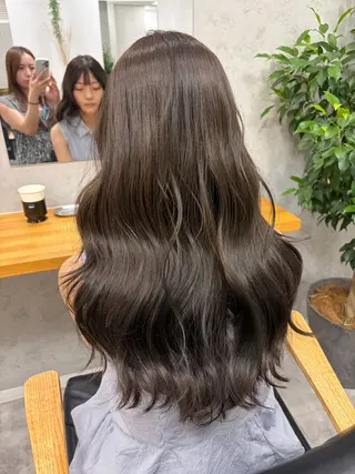 ロング カラー ヘアアレンジ misa🫧ナチュラ ル縮毛矯正/髪質改善のヘアスタイル