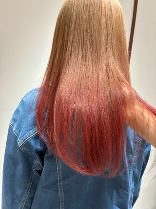 セミロング カラー ヘアアレンジ 💟似合わせカットカ ラーMizuki🐕のヘアスタイル
