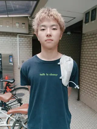 ショート カラー メンズ トレンドヘア◎ 店長 清原佑太のヘアスタイル