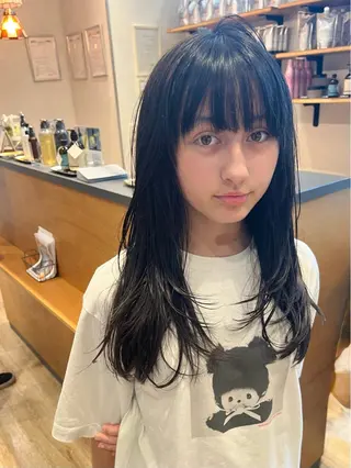 セミロング レイヤーカット＊艶＊ 蒲生四丁目＊山保美月のヘアスタイル