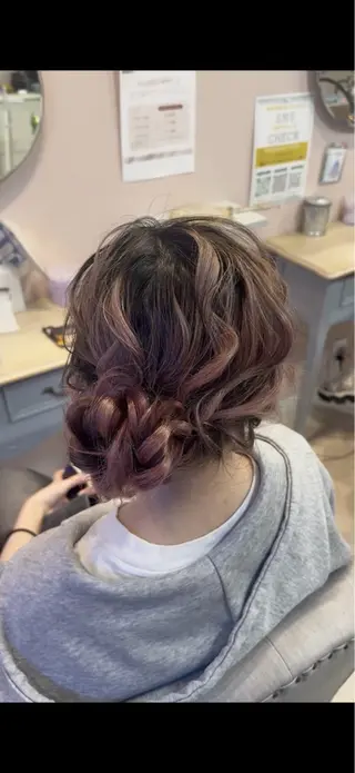 ロング pupe もえのヘアスタイル