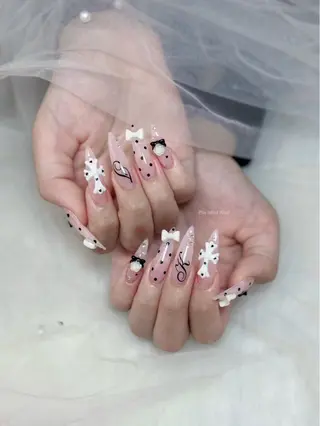 ネイル HANA 長さだしのネイルデザイン
