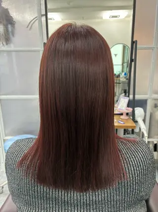ロング 一瀬 理絵のヘアスタイル