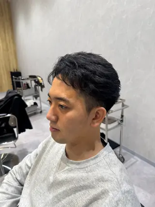 ショート 縮毛矯正/メンズ カット栄 伊藤 翔哉のヘアスタイル