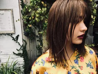 ミディアム カラー 髪質改善 RYOのヘアスタイル