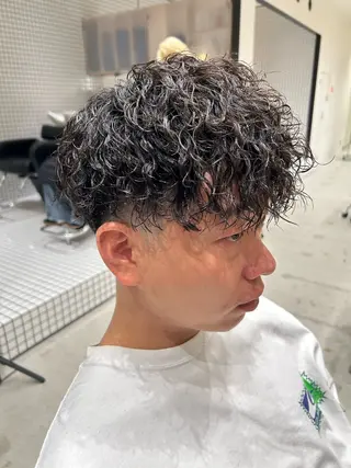 パーマ メンズ 🐲ツイスパ🐲 フェード/龍のヘアスタイル