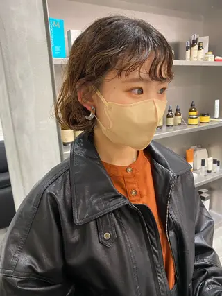 ショート パーマ 伊藤 由季のヘアスタイル
