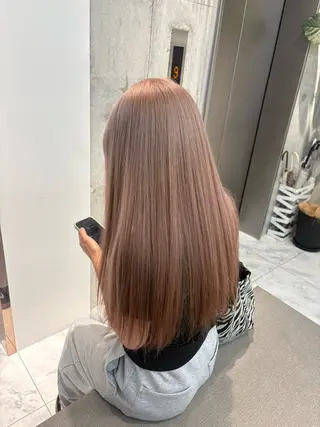 ロング 🎀ダブルカラー/ 透明感カラー/翼🎀のヘアスタイル