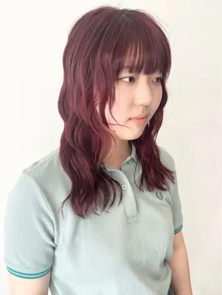 ミディアム カラー HARU//原宿🤍 リピート率NO.1のヘアスタイル