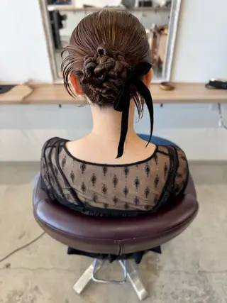 セミロング 志賀 美沙のヘアスタイル
