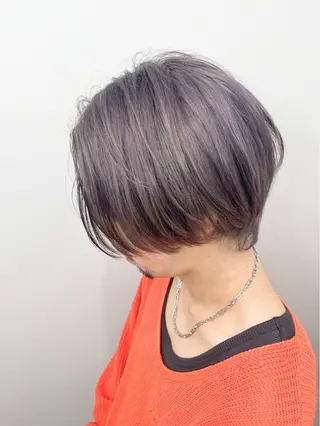 ショート 🥀ハイトーン/三澤 歩夢のヘアスタイル