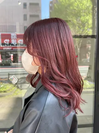 セミロング 園田 渉 ◤SHIKIO◢のヘアスタイル