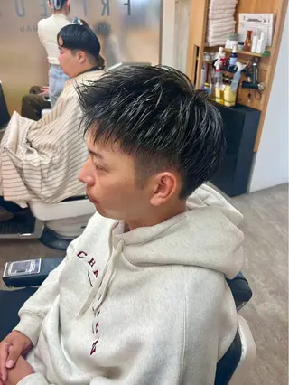 ショート メンズ 佐々木 優人のヘアスタイル