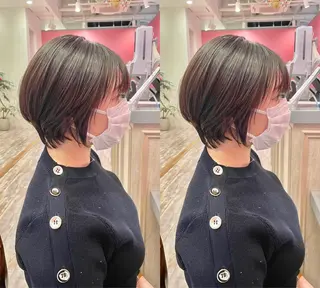 ショート 【ショートヘア】 岡 那輝のヘアスタイル
