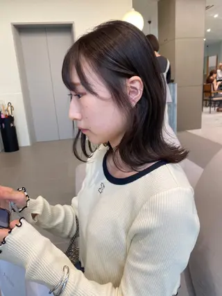 ミディアム カラー 履歴回収❎ブリーチ/ レイヤーボブ🪄aiのヘアスタイル