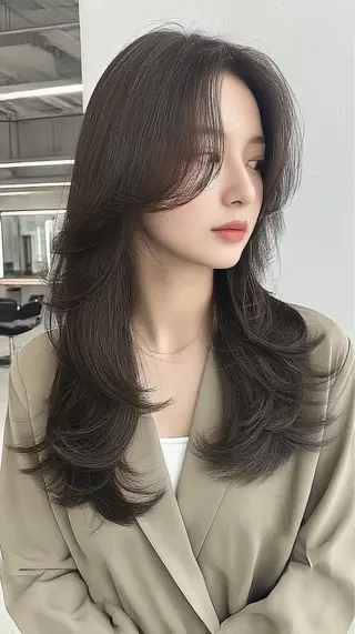 ミディアム 絶対可愛い🍎透明感 カラーあります✨蕾祁のヘアスタイル