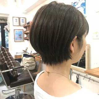 ショート カラー 髪質改善 縮毛矯正 ロングヘア サイトウのヘアスタイル