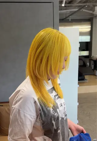 カラー 💖ブリーチ縮毛矯正 髪質改善💖ケンシンのヘアスタイル