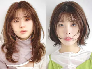 セミロング カラー 前田 裕介のヘアスタイル