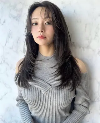 ミディアム カラー ボブ/透明感カラー 🌿栄🌿kouneのヘアスタイル