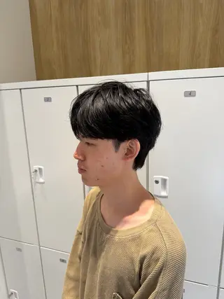 ショート 縮毛矯正/メンズ カット栄 伊藤 翔哉のヘアスタイル