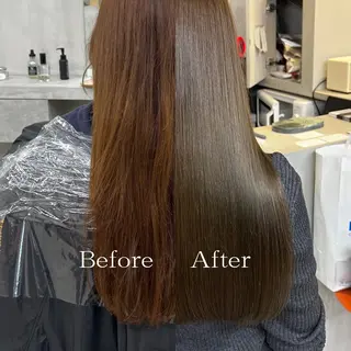 ロング カット無料/髪質改善 髪質根本改善/艶髪のヘアスタイル