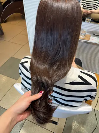 カラー 淡色┊︎ナチュラル 🧁奈那美🧁*.゜のヘアスタイル