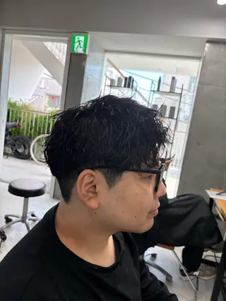 パーマ メンズ 下北沢メンズパーマ 特化園田　楓莉のヘアスタイル
