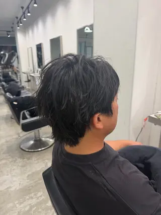 メンズ ハイトーン/艶カラー /スパイキーショートのヘアスタイル