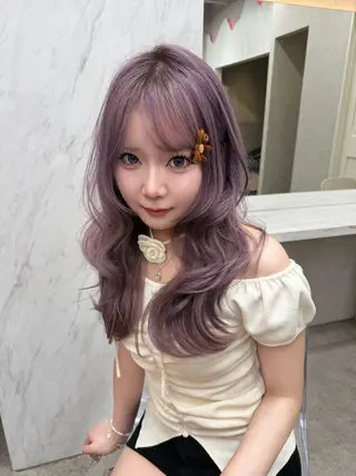 ロング karin ボブハイトーンのヘアスタイル