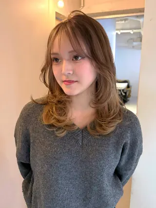 ミディアム fleurdelis ୨୧ AOIのヘアスタイル
