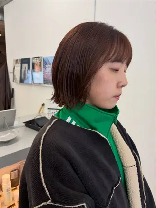 ショート カラー cana 札幌レイヤースタイルのヘアスタイル