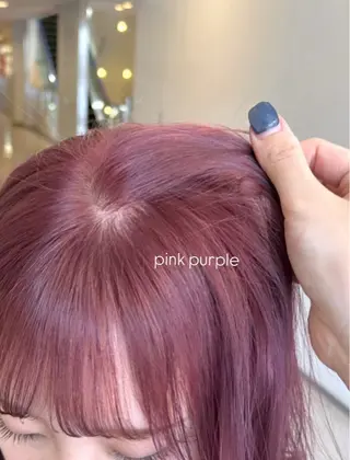 ミディアム カラー 服部 真帆のヘアスタイル